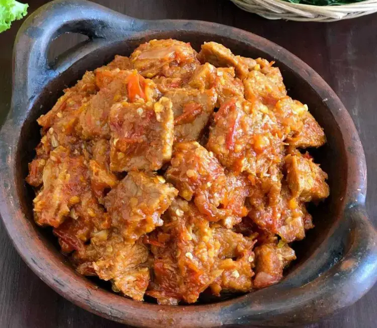 Resep sambal bajak daging cara membuat sambal bajak daging